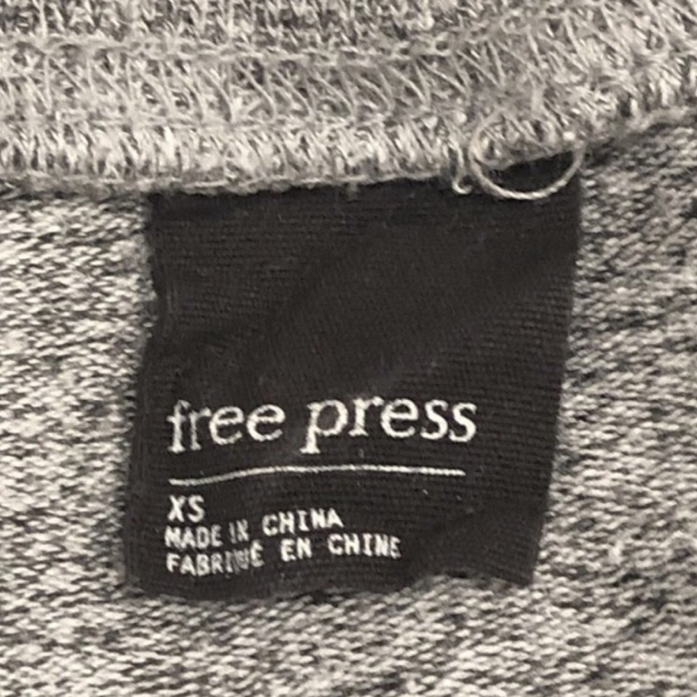 free press Soft Gray Oversize Sweater - Picture 3 of 7